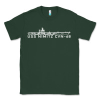 Sports Green uss nimitz navy supercarrier aircraft carrier gift Classic Tee - DesigneFamous