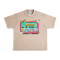 French Oak hello you are allowed to love books more than peop Urban Heavy Tee - Artiststas
