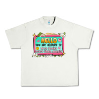 Pistachio hello you are allowed to love books more than peop Urban Heavy Tee - Artiststas