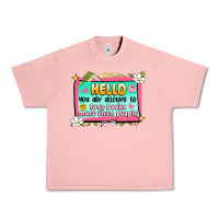 Salmon hello you are allowed to love books more than peop Urban Heavy Tee - Artiststas