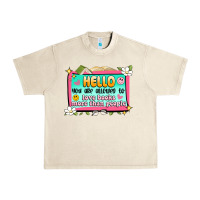 Sandshell hello you are allowed to love books more than peop Urban Heavy Tee - Artiststas