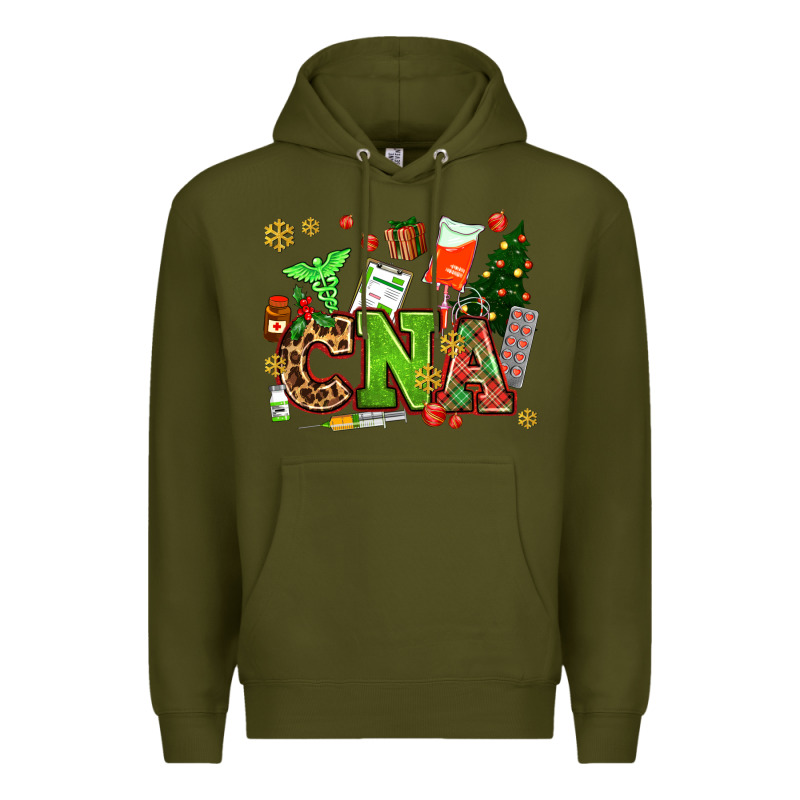Cna Christmas Premium Hoodie by AdoDesignShop | Teevron