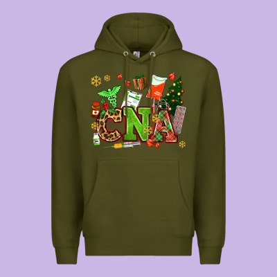 Cna Christmas Premium Hoodie Designed By Adodesignshop