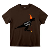Chocolate Brown Seven A Saurus Heavy Core Tee - Bettercallsaul