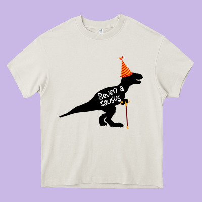 Seven A Saurus Heavy Core Tee Designed By Bettercallsaul