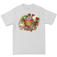 Dove Grey Christmas Elf Premium Tee - CowhideDigitalArt