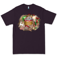 Plum Christmas Elf Premium Tee - CowhideDigitalArt