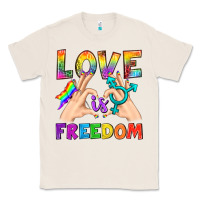 Natural Love Is Freedom Classic Tee - BundleAndBundleShop