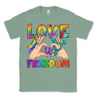 Sage Love Is Freedom Classic Tee - BundleAndBundleShop