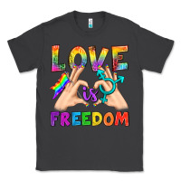 Smoke Love Is Freedom Classic Tee - BundleAndBundleShop