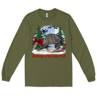 Greetings Of The Season Y'all With Armadillo Long Sleeve Tee | Teevron