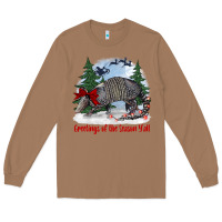 Toasted Coconut greetings of the season y'all with armadillo Long Sleeve Tee - BarkalooDesign