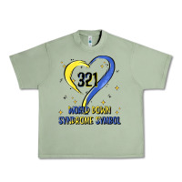 Oil Green world down syndrome symbol Urban Heavy Tee - Artiststas