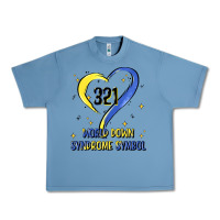 Pebble Blue world down syndrome symbol Urban Heavy Tee - Artiststas