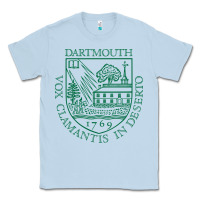 Dusty Blue The Dartmouth, College Classic Tee - DesigneFamous