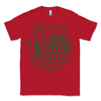 Red The Dartmouth, College Classic Tee - DesigneFamous