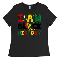Black i am black history Ladies Tee - Artiststas