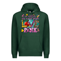 Sports Green in october we wear pink love pink Premium Hoodie - AdoDesignShop