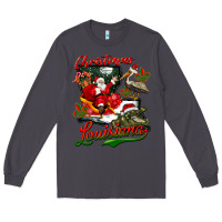 Smoke louisiana christmas with santa Long Sleeve Tee - BarkalooDesign