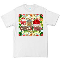 White Christmas Vibes Premium Tee - CowhideDigitalArt