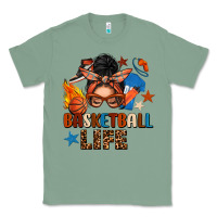 Sage basketball life messy bun Classic Tee - FaDigitalArtStudio