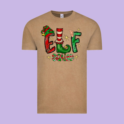 Elf Squad Vintage Tee Designed By Cowhidedigitalart