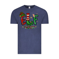 Vintage Denim Elf Squad Vintage Tee - CowhideDigitalArt