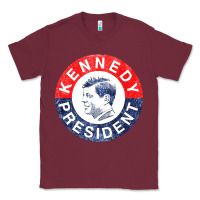 Burgundy vintage 1960 kennedy for president Classic Tee - DesigneFamous