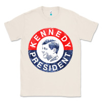 Natural vintage 1960 kennedy for president Classic Tee - DesigneFamous