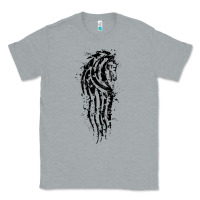 Heather Grey horse of rohan active Classic Tee - DesigneFamous