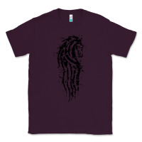 Plum horse of rohan active Classic Tee - DesigneFamous