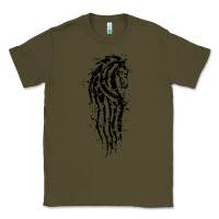 Army Green horse of rohan active Classic Tee - DesigneFamous