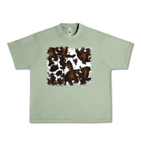 Oil Green cowhide Urban Heavy Tee - RanaPortraitStore