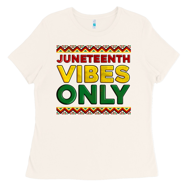 Juneteenth Vibes Only Ladies Tee by Artiststas | Teevron