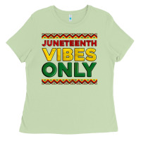 Matcha juneteenth vibes only Ladies Tee - Artiststas