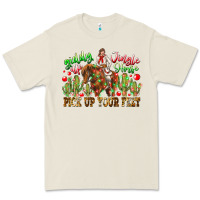 Bone Giddy Up Jingle Horse Pick Up Your Feet Premium Tee - CowhideDigitalArt