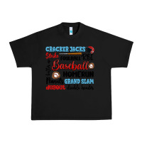 Black baseball typography words Urban Heavy Tee - Artiststas