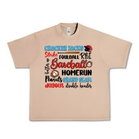 Burro baseball typography words Urban Heavy Tee - Artiststas