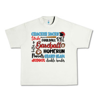 Pistachio baseball typography words Urban Heavy Tee - Artiststas
