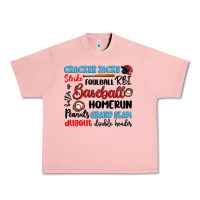 Salmon baseball typography words Urban Heavy Tee - Artiststas