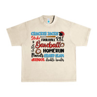 Sandshell baseball typography words Urban Heavy Tee - Artiststas