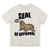 Cream Seal nice Of Approval Heavy Core Tee - Bettercallsaul