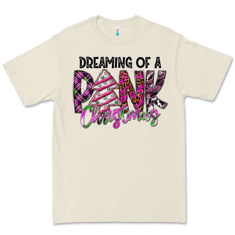 Dreaming Of A Pink Christmas Premium Tee by CowhideDigitalArt | Teevron