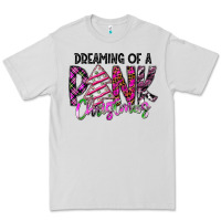 Dove Grey Dreaming Of A Pink Christmas Premium Tee - CowhideDigitalArt