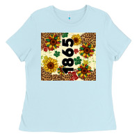 Baby Blue juneteenth 1865 sunflowers Ladies Tee - Artiststas