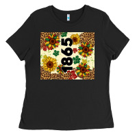 Juneteenth 1865 Sunflowers Ladies Tee | Teevron