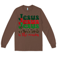 Chestnut jesus is the reason Long Sleeve Tee - BarkalooDesign