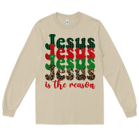 Mushroom jesus is the reason Long Sleeve Tee - BarkalooDesign