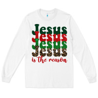 White jesus is the reason Long Sleeve Tee - BarkalooDesign