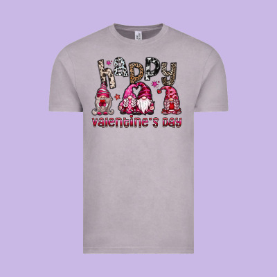 Happyvalentinesday Vintage Tee Designed By Sublimationcraftshop